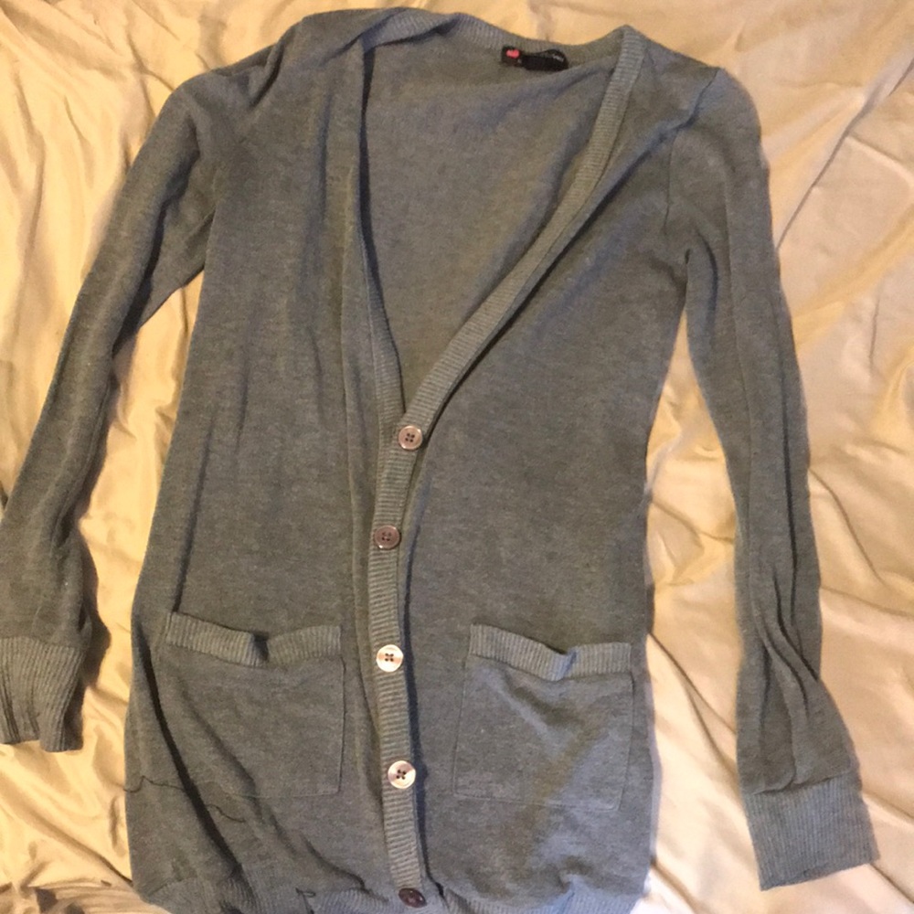 Gray Cardigan